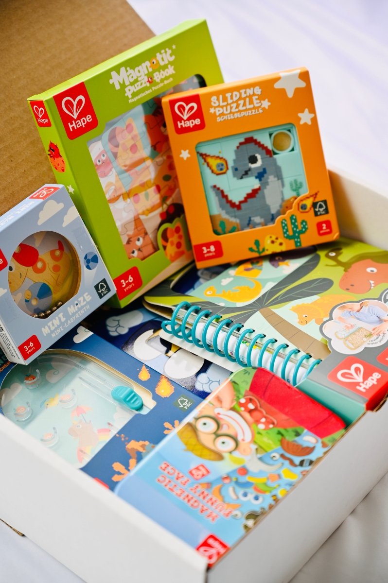 Boîte voyage 3-7 ans – Activités sans écran -Jeux magnétiques- Boutique LeoLudo-Hape