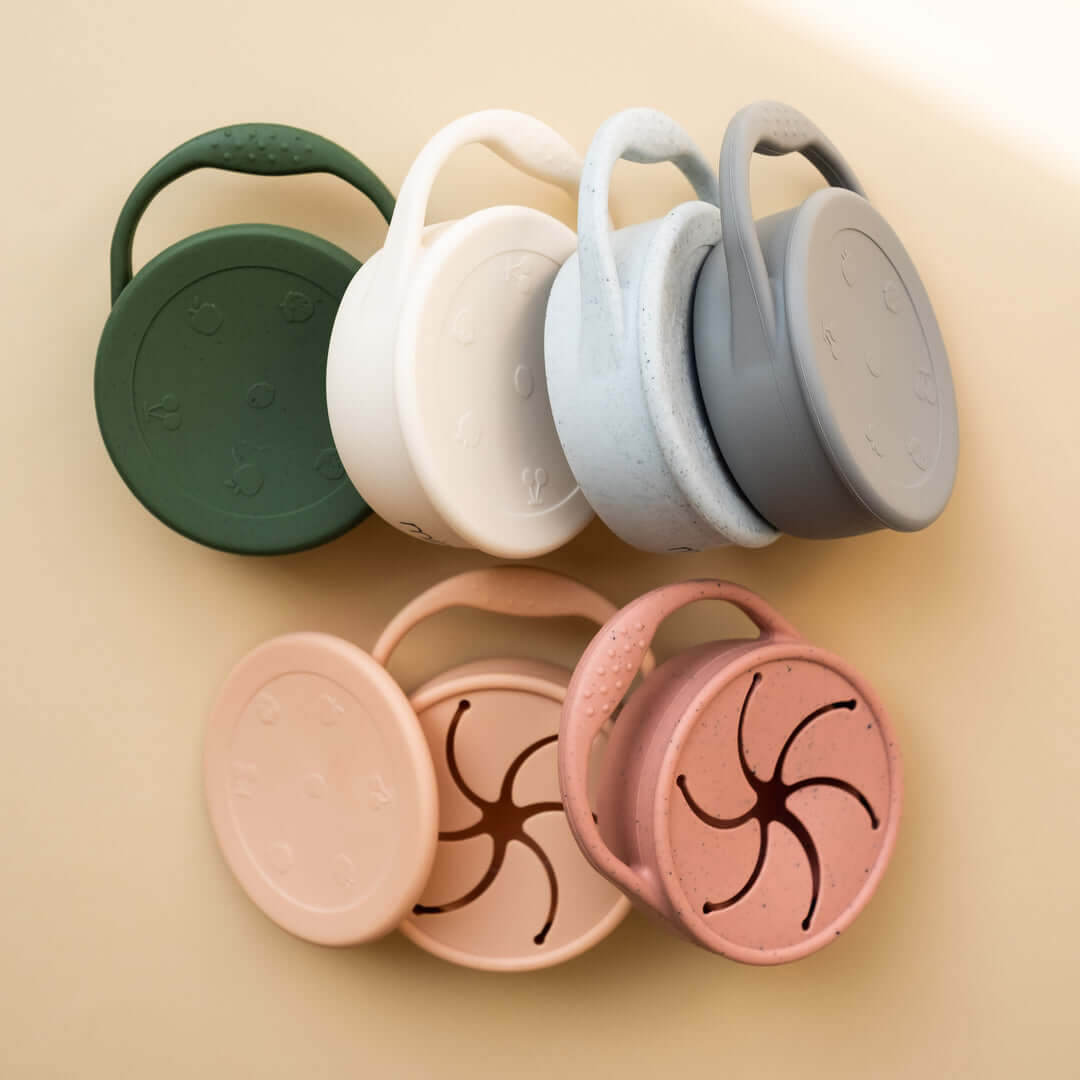 Bol à collation en silicone-Minika-Boutique LeoLudo