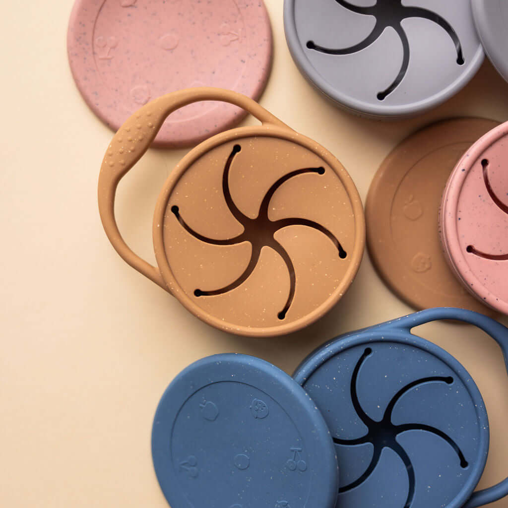 Bol à collation en silicone-Minika-Boutique LeoLudo