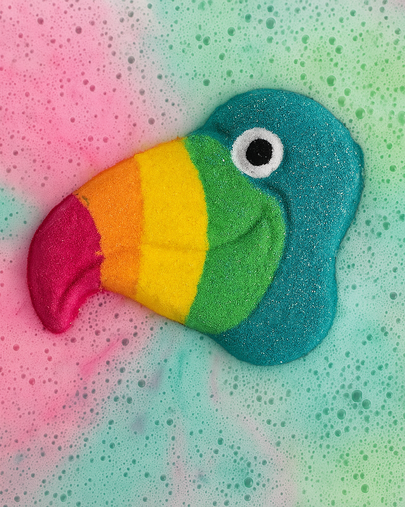 Bombe de bain surprise - Toucan Éclatant -Pour le bain- Boutique LeoLudo-La Fabrik