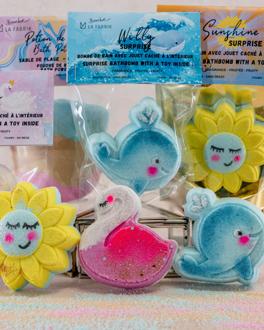 Bombe de bain surprise - Willy -Pour le bain- Boutique LeoLudo-La Fabrik