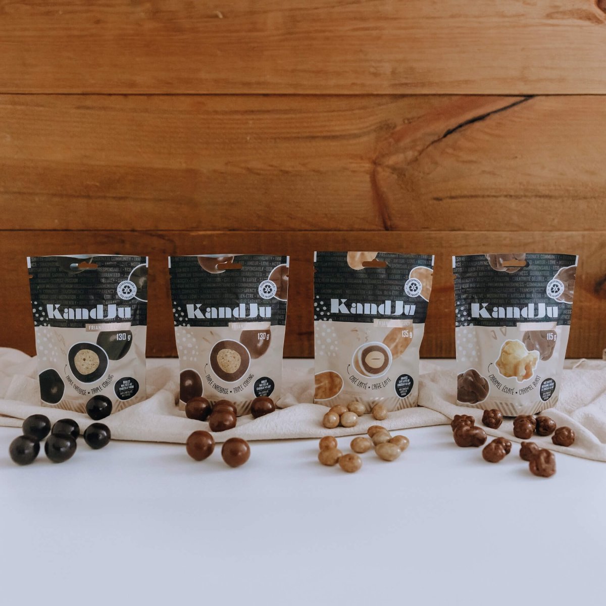 Boules maltées au chocolat noir (130g) -Nourriture- Boutique LeoLudo-KandJu