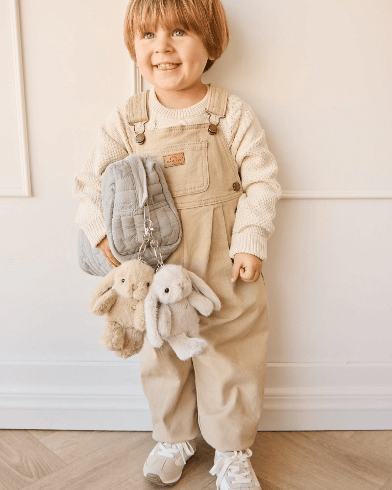Breloque pour sac - Pénélope le lapin - Caramel - Snuggle Bunnies - Peluches - Boutique LeoLudo - Snuggle Bunnies