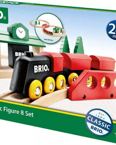 BRIO Classic Figure 8 Set (22 pcs) -Jeux de construction- Boutique LeoLudo-Brio