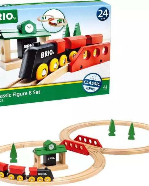 BRIO Classic Figure 8 Set (22 pcs) -Jeux de construction- Boutique LeoLudo-Brio