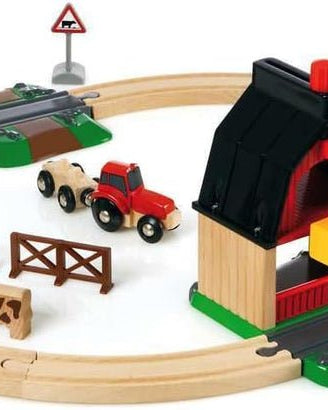 BRIO Ensemble ferroviaire Ferme (20 pcs) -Jeux de construction- Boutique LeoLudo-Brio