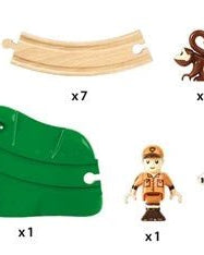 BRIO Ensemble ferroviaire Safari (17 pcs) -Jeux de construction- Boutique LeoLudo-Brio