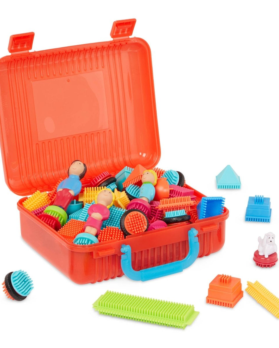 Bristle Blocks - Mallette de 85 pièces -Jeux de construction- Boutique LeoLudo-Battat
