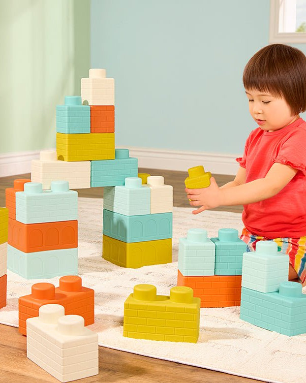 B.Toys - Big City Blocks™ Blocs de construction géants - Jeu actif - Boutique LeoLudo - B. toys