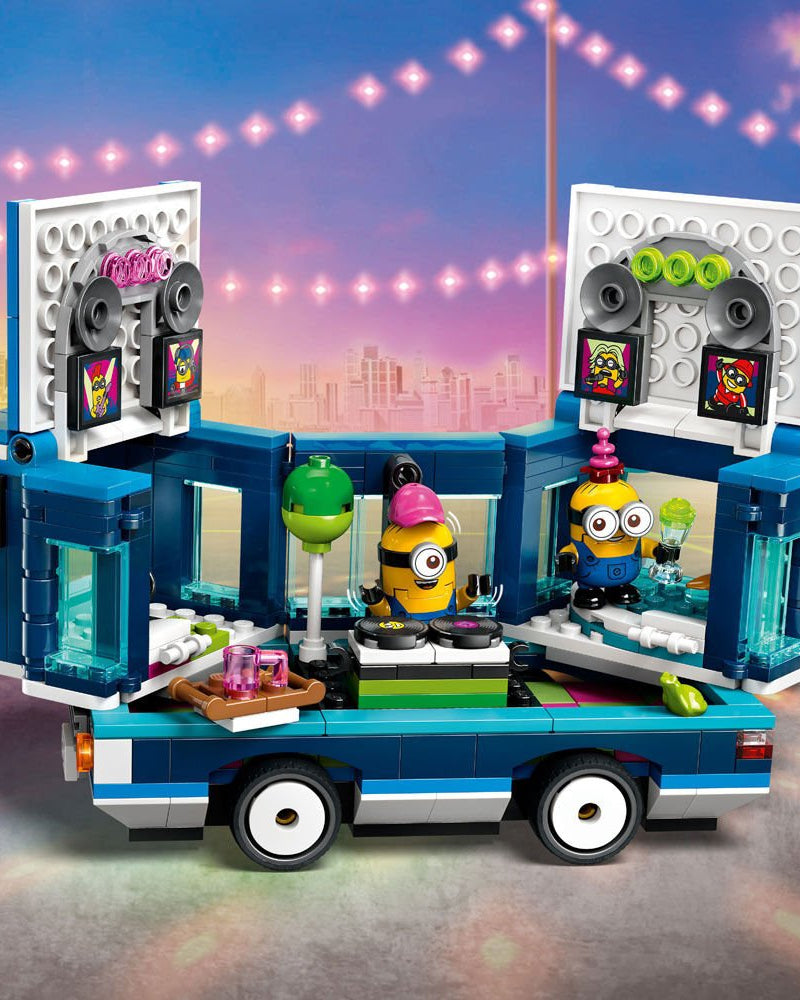 Bus musical de fête des Minions (379 pcs) - Jeux de construction - Boutique LeoLudo - LEGO