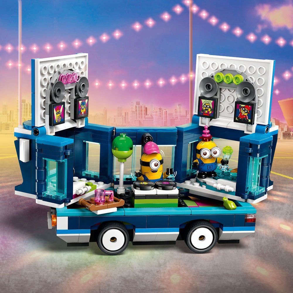Bus musical de fête des Minions (379 pcs) - Jeux de construction - Boutique LeoLudo - LEGO