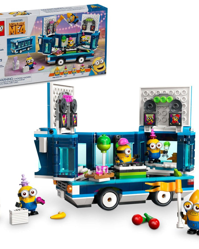 Bus musical de fête des Minions (379 pcs) - Jeux de construction - Boutique LeoLudo - LEGO