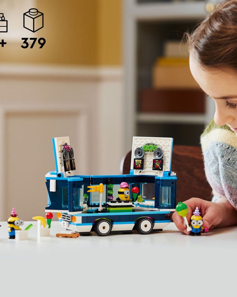 Bus musical de fête des Minions (379 pcs) - Jeux de construction - Boutique LeoLudo - LEGO