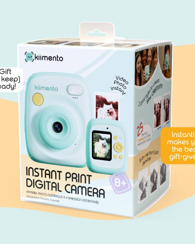 Caméra Instantanée Kiimento Print Pro – Modèle P2 Menthe - Jeux électroniques - Boutique LeoLudo - kiimento (formerly Kidamento)