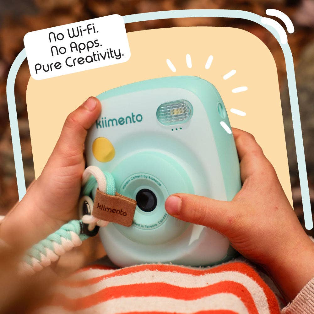 CamΓ©ra InstantanΓ©e Kiimento Print Pro β ModΓ¨le P2 Menthe - Jeux Γ©lectroniques - Boutique LeoLudo - kiimento (formerly Kidamento)