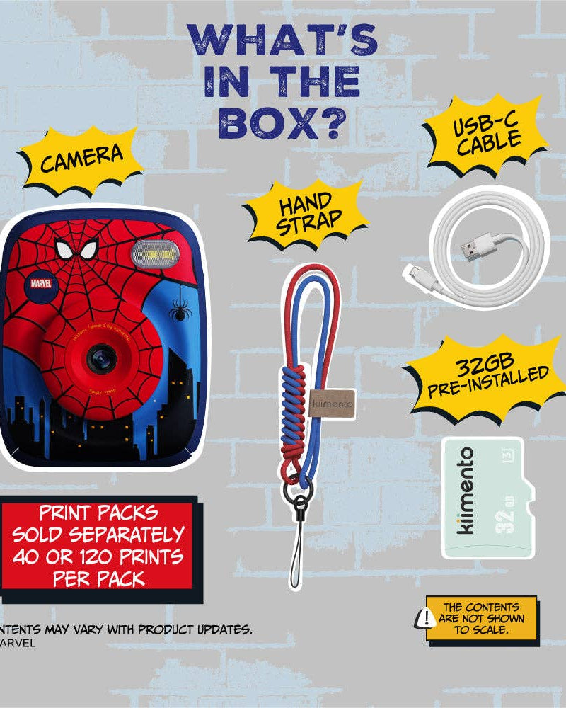 Caméra instantanée Spider-Man Model P2 -Jeux électroniques- Boutique LeoLudo-kiimento (formerly Kidamento)