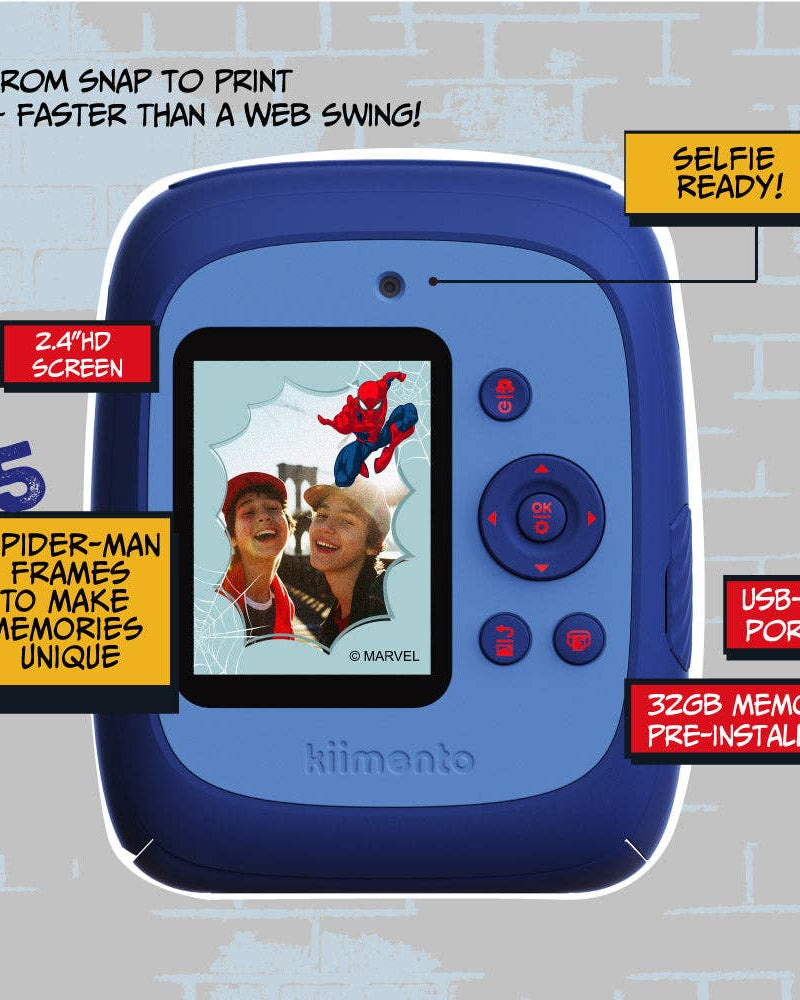 Caméra instantanée Spider-Man Model P2 -Jeux électroniques- Boutique LeoLudo-kiimento (formerly Kidamento)