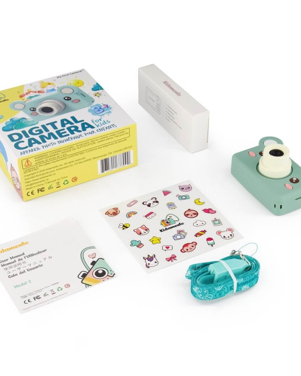 Caméra numérique photo + vidéo - Mikayo l'ourson (modèle C) - Jeux électroniques - Boutique LeoLudo - Kidamento