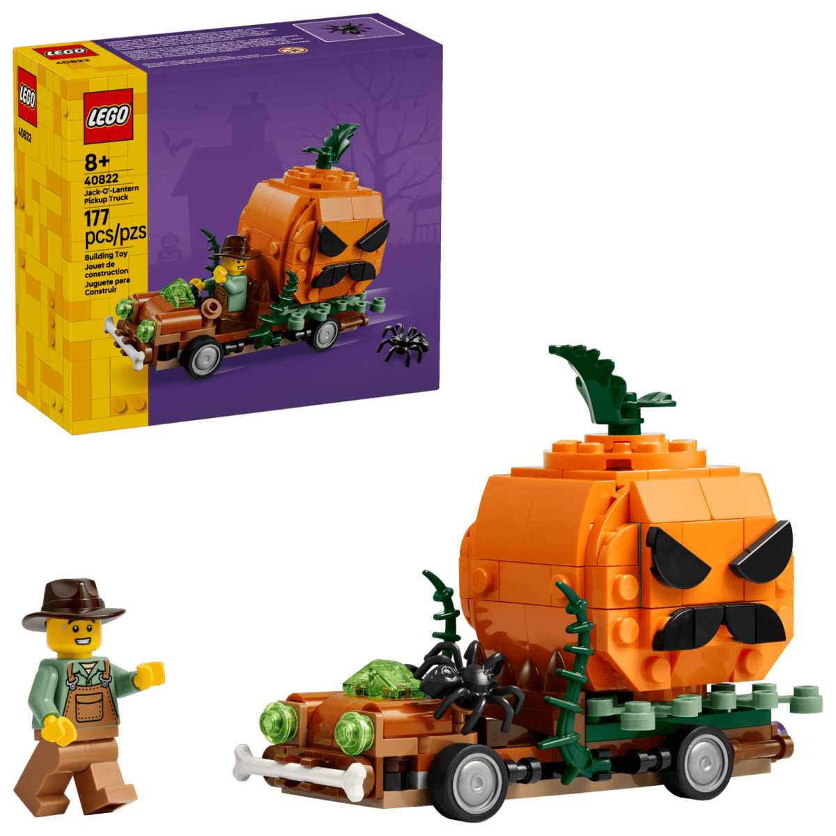Camion à citrouille d'Halloween (177 pcs.) – LEGO® -Jeux de construction- Boutique LeoLudo-LEGO