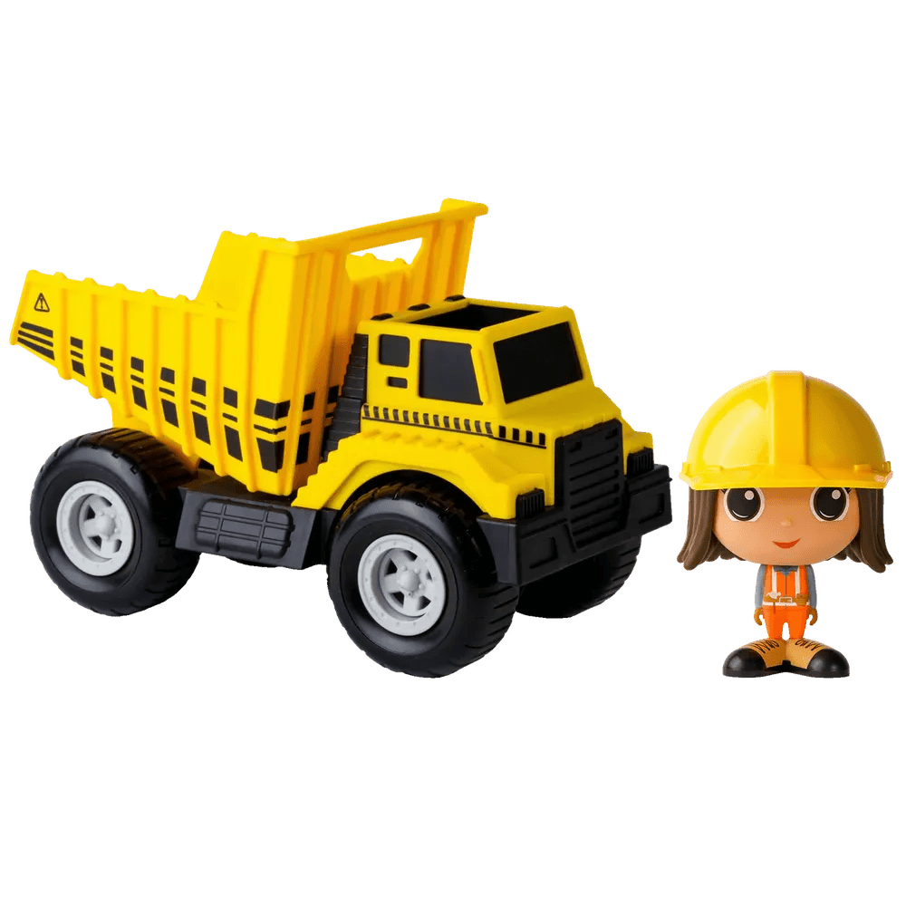 Camion Benne avec Figurine – 3 personnages au choix - Véhicules de jeu - Boutique LeoLudo - Flek