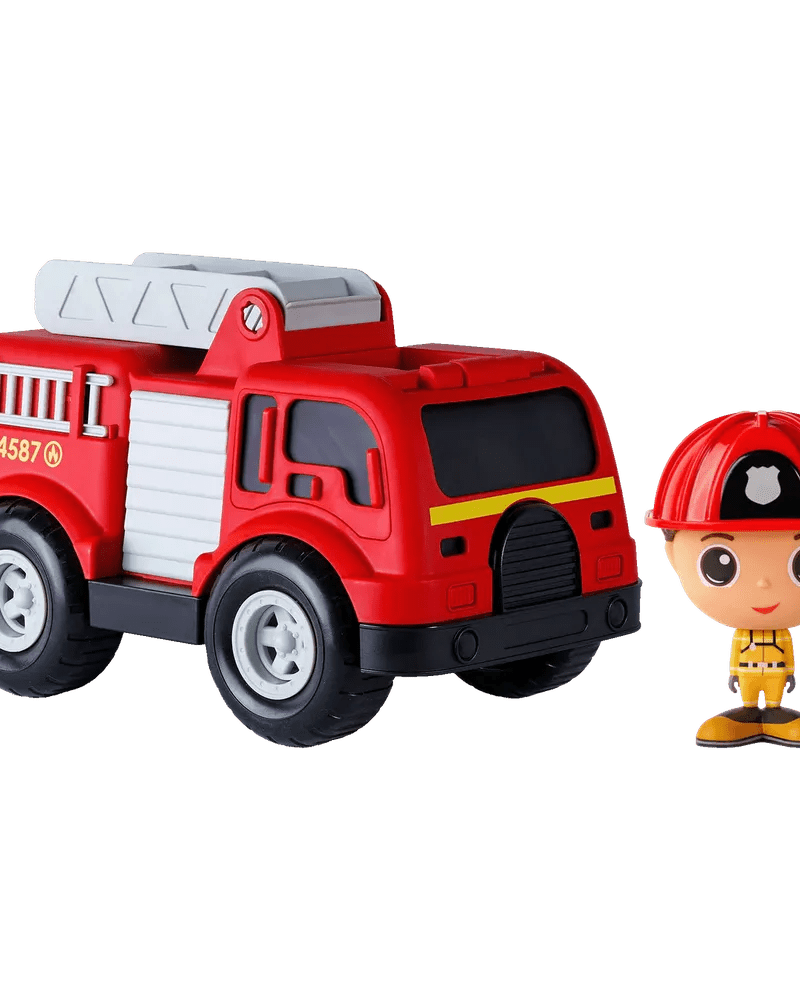 Camion de pompier avec Figurine – 3 personnages au choix - Véhicules de jeu - Boutique LeoLudo - Flek