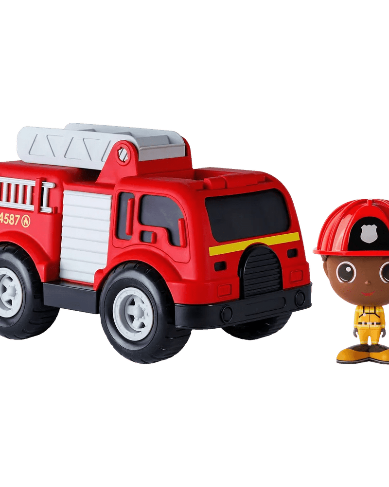 Camion de pompier avec Figurine – 3 personnages au choix - Véhicules de jeu - Boutique LeoLudo - Flek