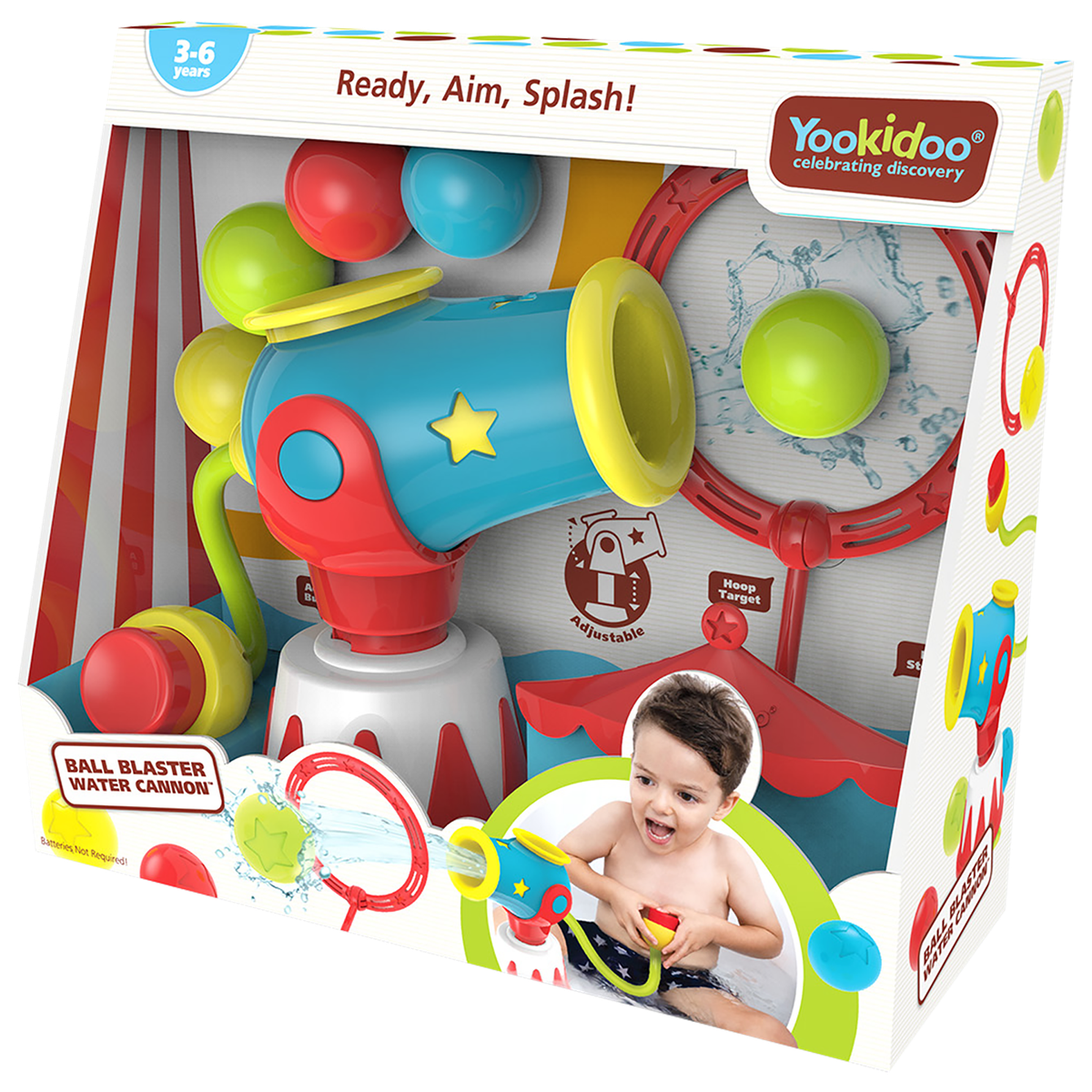 Canon à eau lanceur de balle - Jouets de bain - Boutique LeoLudo - Yookidoo