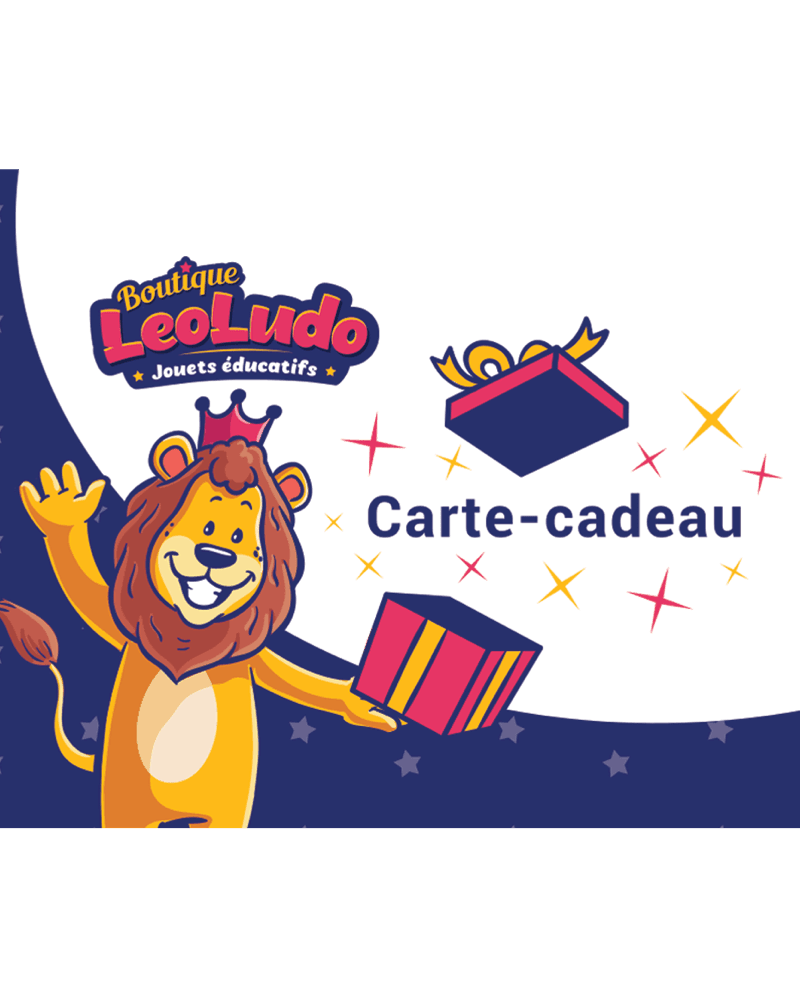 Carte - cadeau virtuelle LeoLudo - Gift Cards - Boutique LeoLudo - LeoLudo