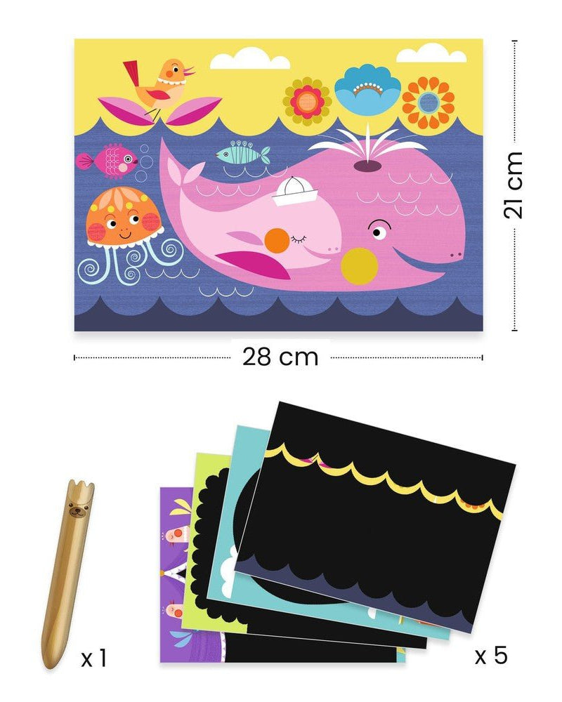 Cartes à gratter - C'est rigolo à découvrir - Art & bricolage - Boutique LeoLudo - Djeco