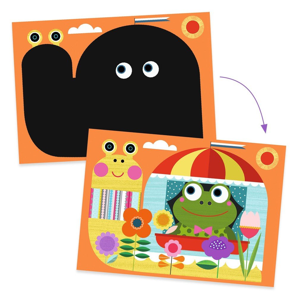Cartes à gratter - C'est rigolo à découvrir - Art & bricolage - Boutique LeoLudo - Djeco