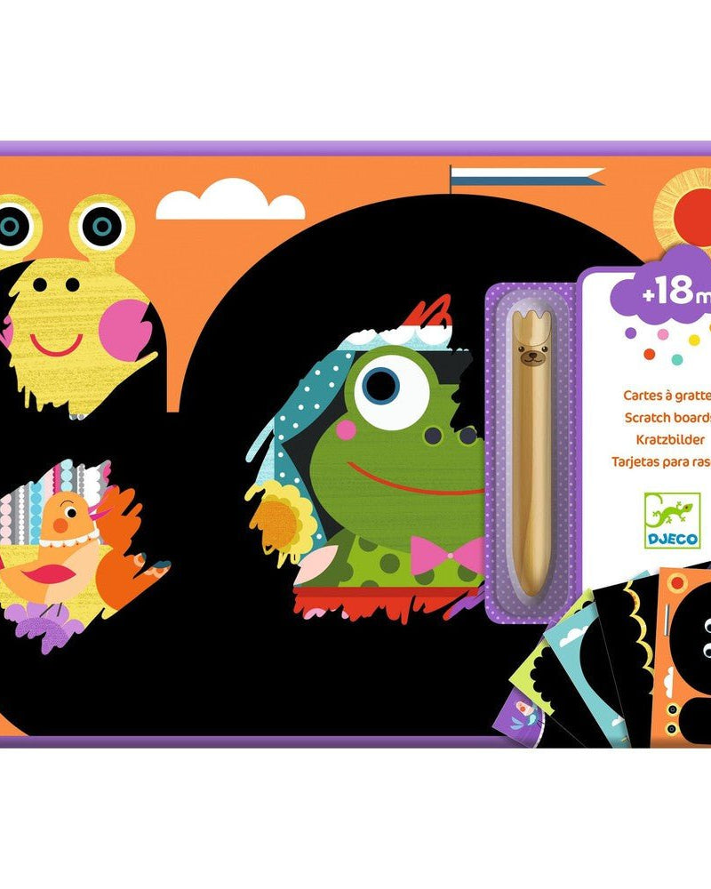 Cartes à gratter - C'est rigolo à découvrir - Art & bricolage - Boutique LeoLudo - Djeco