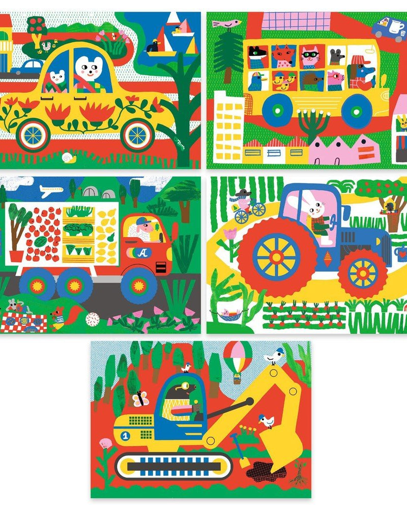 Cartes à gratter - Véhicules à découvrir - Art & bricolage - Boutique LeoLudo - Djeco