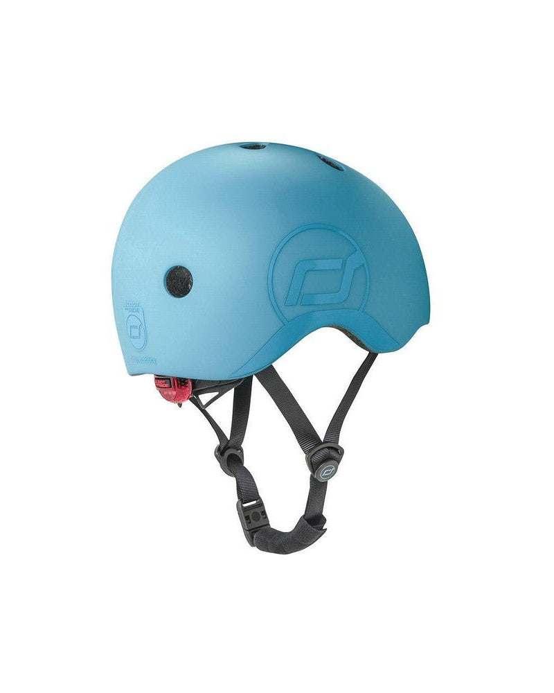 Casque de moto acier bleu, taille S-M - Boutique LeoLudo