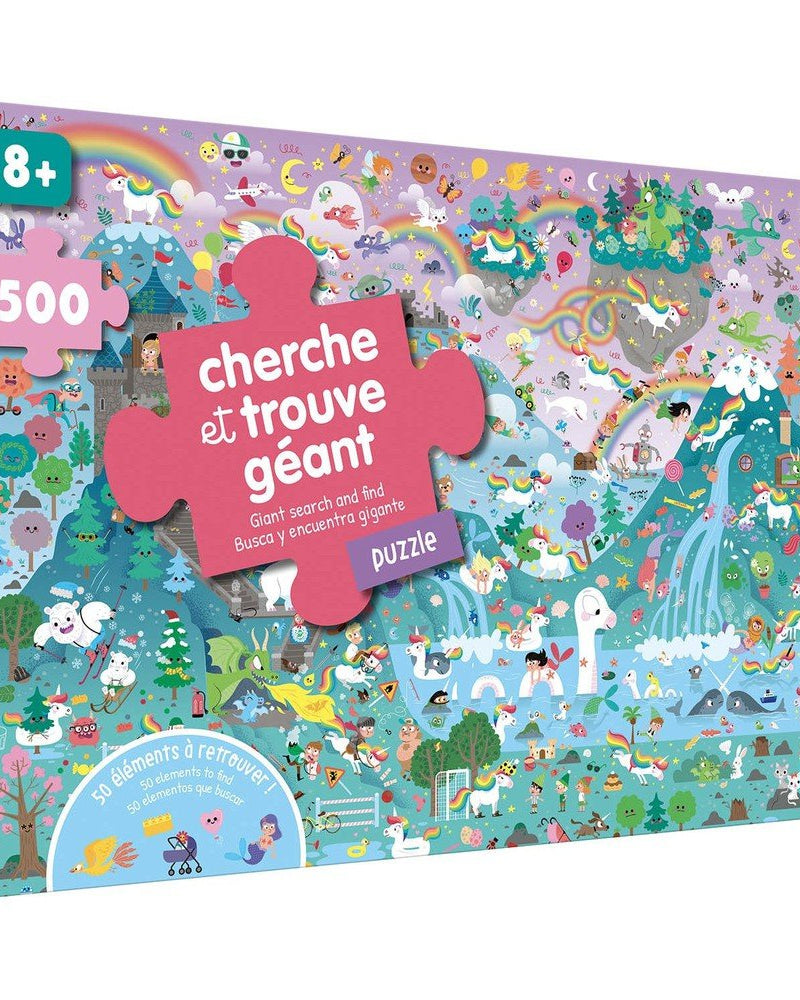 Casse - tête Cherche et trouve géant (500 pcs) - Casse - têtes - Boutique LeoLudo - Auzou