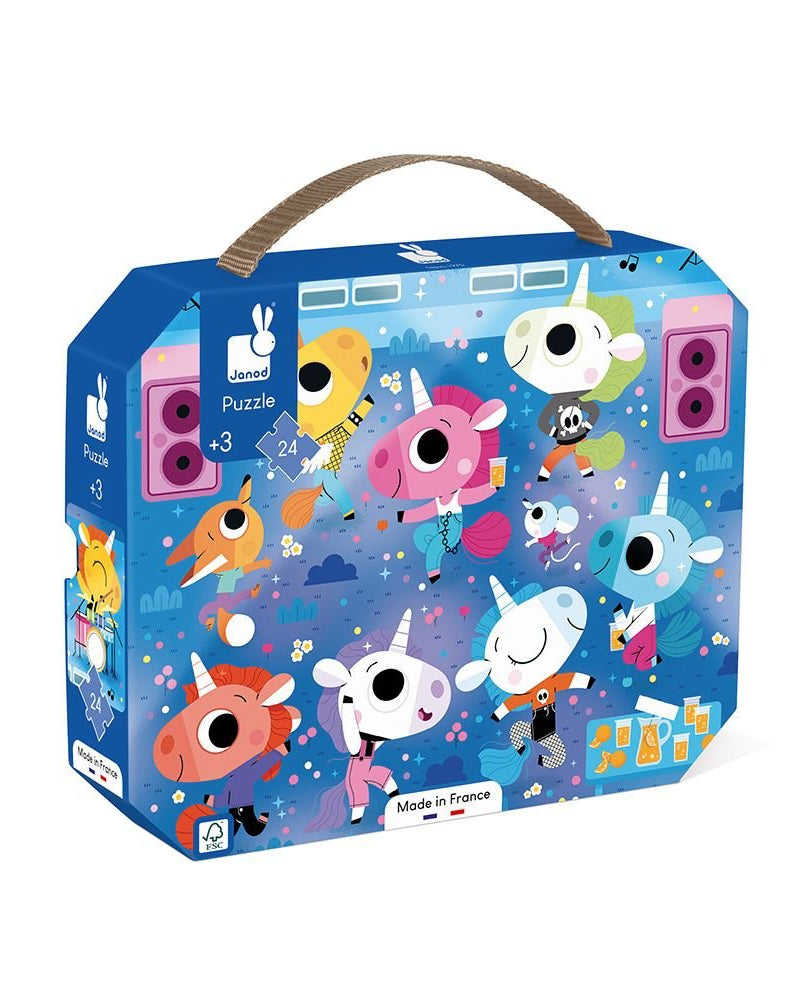 Casse - tête - Concert Rock de licornes (24 pcs) - Casse - têtes - Boutique LeoLudo - Janod