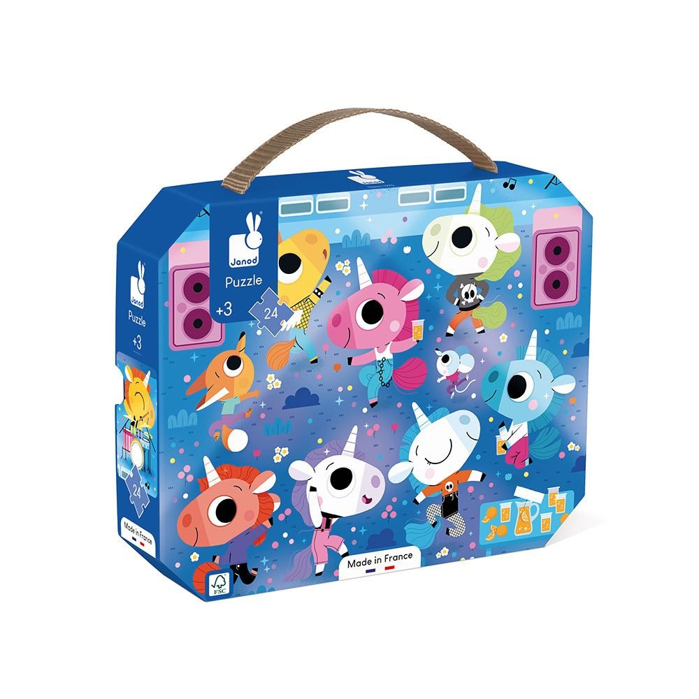 Casse - tête - Concert Rock de licornes (24 pcs) - Casse - têtes - Boutique LeoLudo - Janod