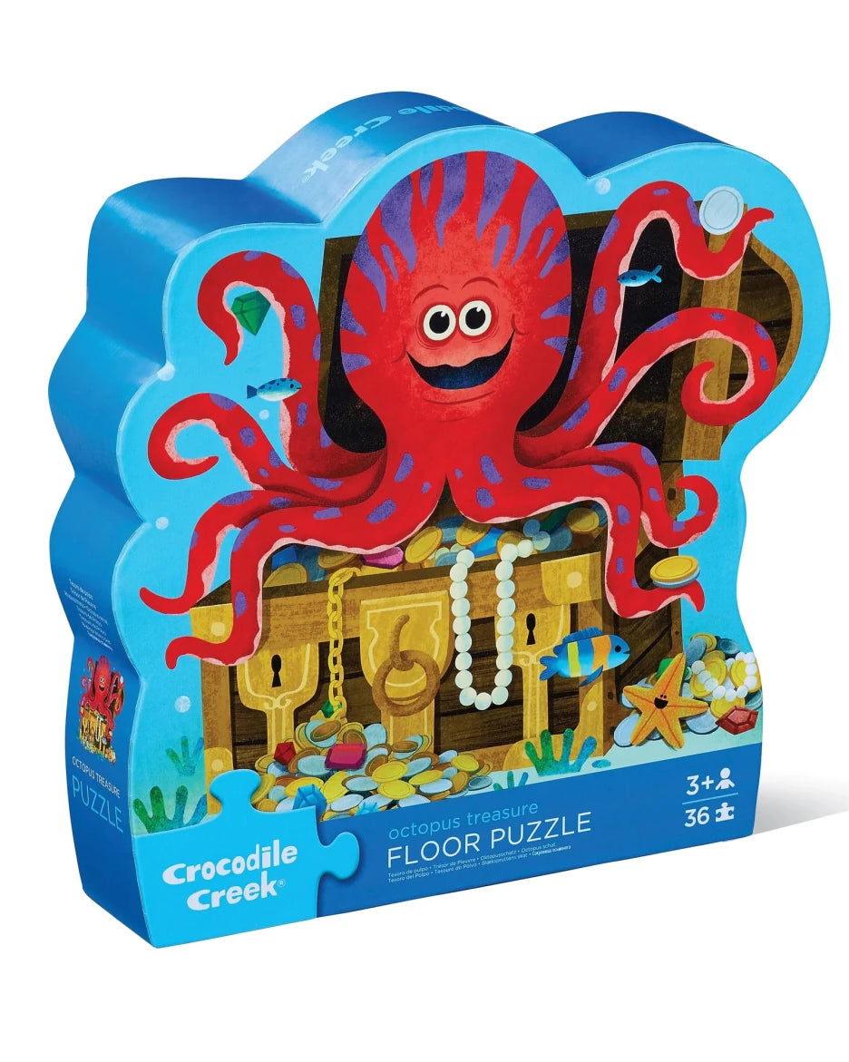 Casse - tête de plancher - Trésor du poulpe (36 pcs) - Casse - têtes - Boutique LeoLudo - Crocodile Creek