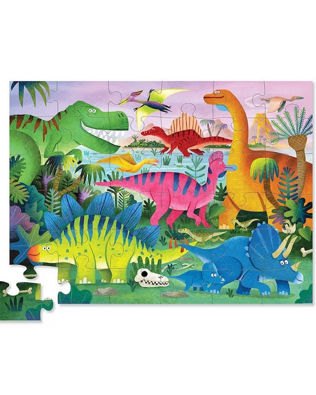 Casse - tête - Dino Land (36 pcs) - Casse - têtes - Boutique LeoLudo - Crocodile Creek