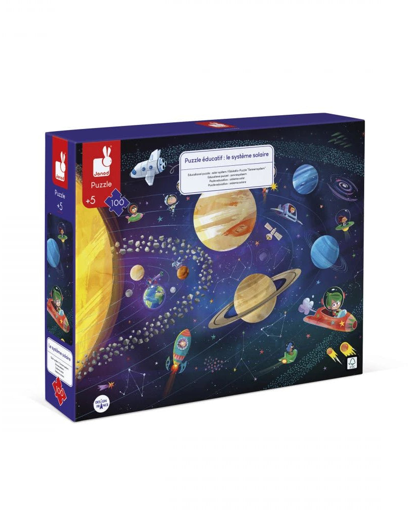 Casse - tête éducatif - Système solaire (100 pcs) - Casse - têtes - Boutique LeoLudo - Janod