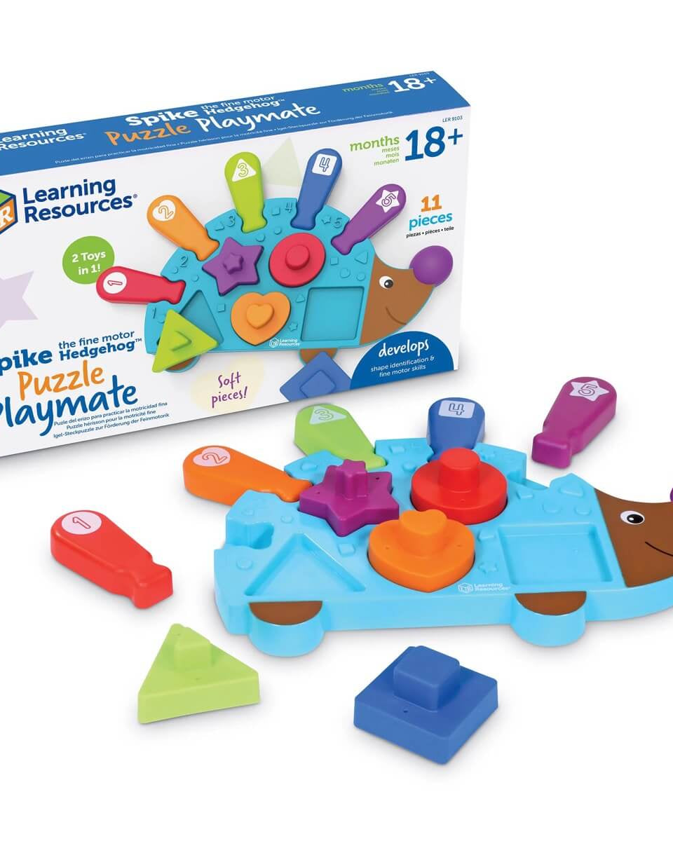 Casse - tête et trieur de formes Spike le hérisson de motricité fine - Jeux éducatifs - Boutique LeoLudo - Learning Resources