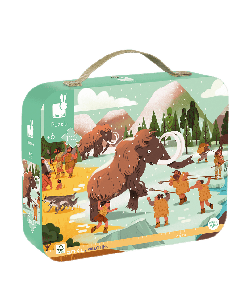 Casse - tête - Frise préhistorique (100 pcs) - Casse - têtes - Boutique LeoLudo - Janod