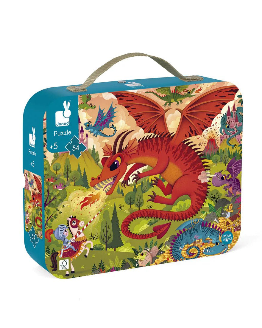 Casse - tête - Le royaume des dragons (54 pcs) - Casse - têtes - Boutique LeoLudo - Janod