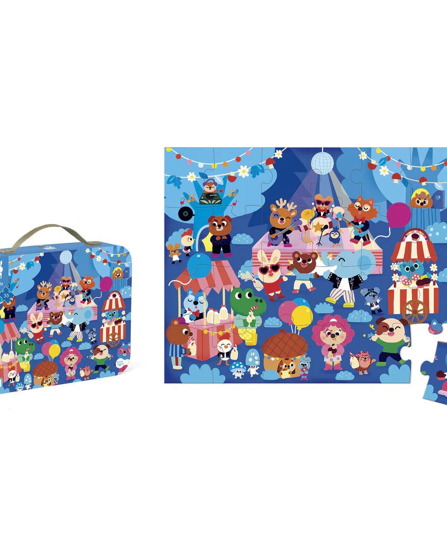 Casse - tête - L'heure de la fête (36 pcs) - Casse - têtes - Boutique LeoLudo - Janod