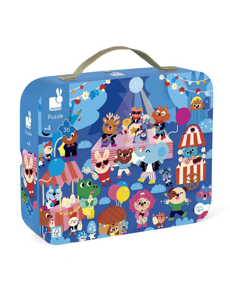 Casse - tête - L'heure de la fête (36 pcs) - Casse - têtes - Boutique LeoLudo - Janod