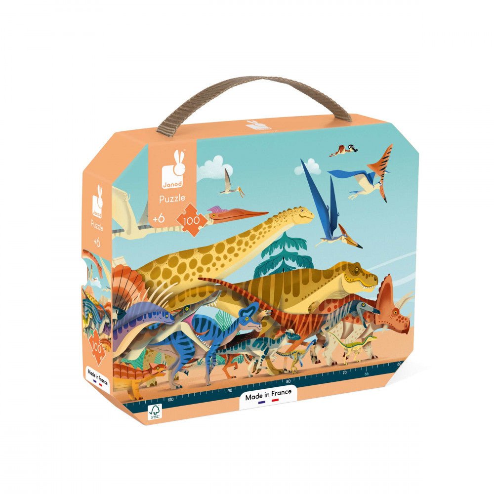 Casse - tête panoramique Dino (100 pcs) - Casse - têtes - Boutique LeoLudo - Janod