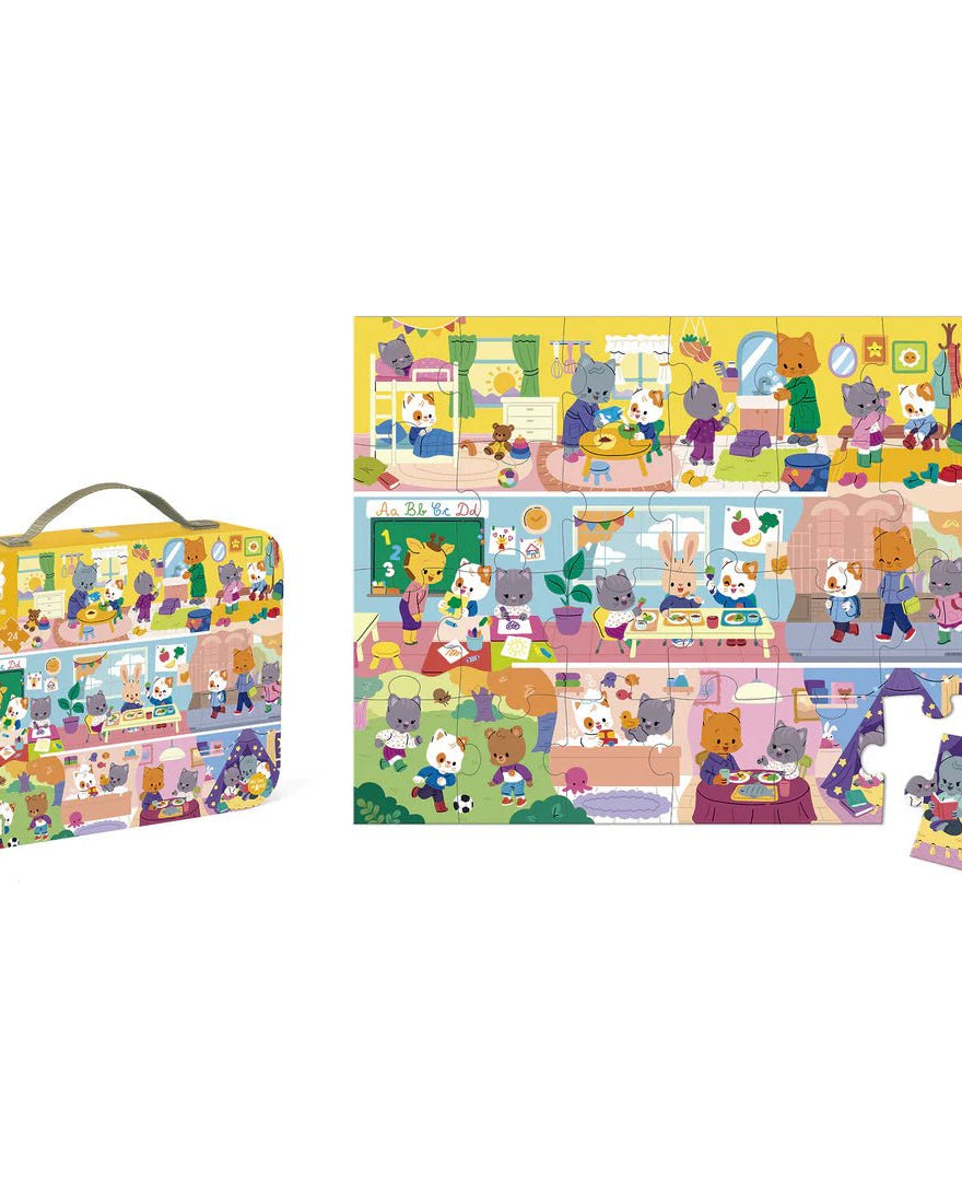 Casse - tête - Routines quotidiennes (24 pcs) - Casse - têtes - Boutique LeoLudo - Janod
