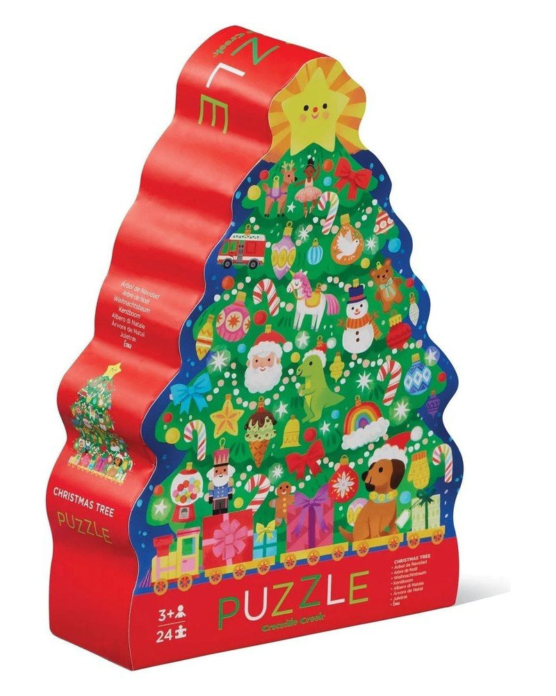 Casse-tête Sapin de Noël (24 pcs) -Casse-têtes- Boutique LeoLudo-Crocodile Creek