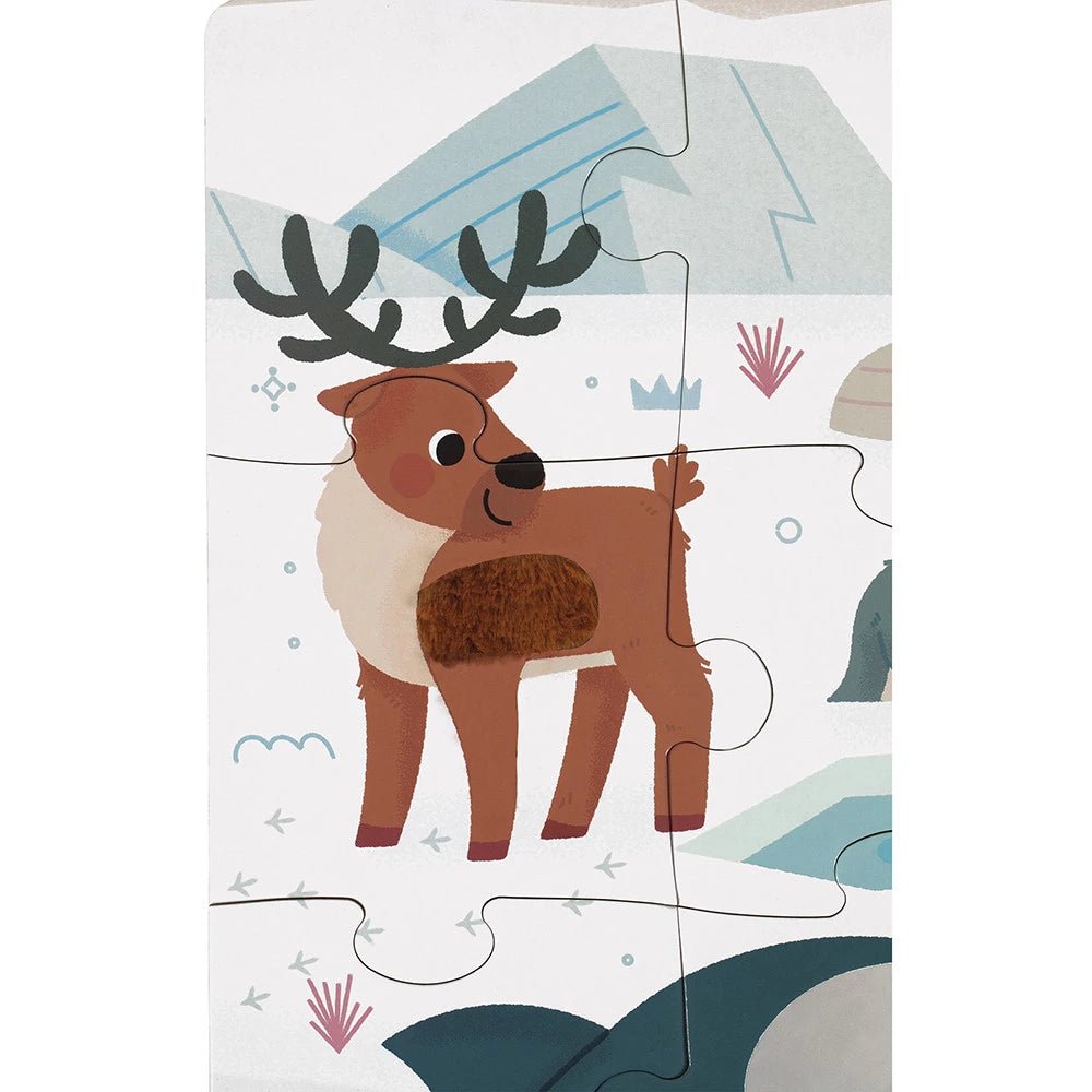 Casse - tête tactile - Animaux Polaires (20 pcs) - Casse - têtes - Boutique LeoLudo - Janod