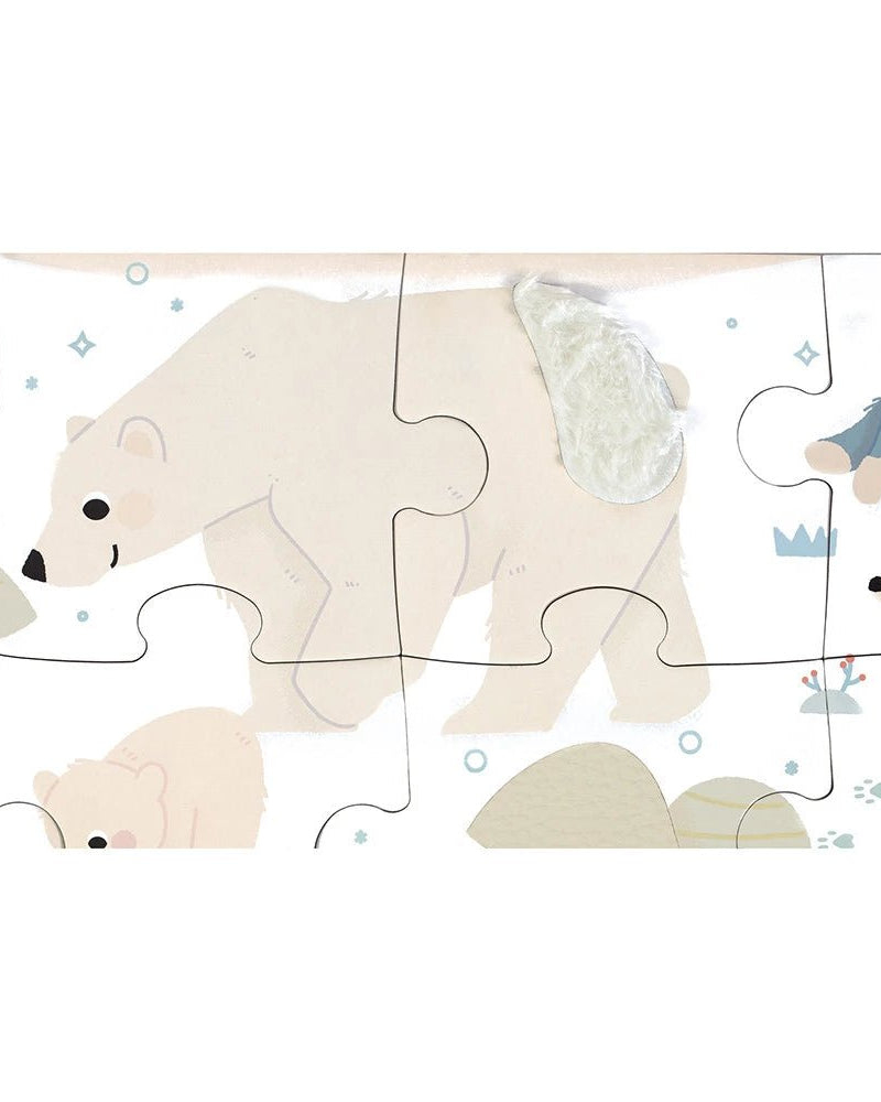 Casse - tête tactile - Animaux Polaires (20 pcs) - Casse - têtes - Boutique LeoLudo - Janod