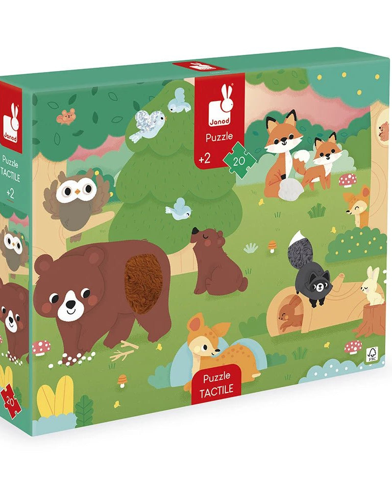 Casse - tête tactile - La Forêt (20 pcs) - Casse - têtes - Boutique LeoLudo - Janod